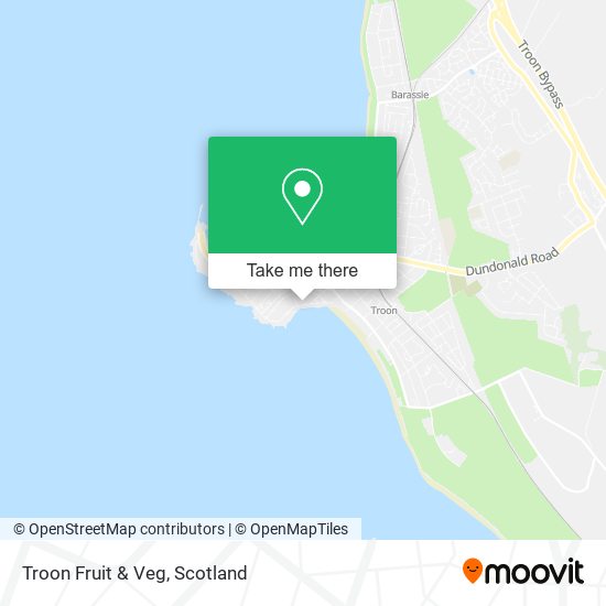Troon Fruit & Veg map