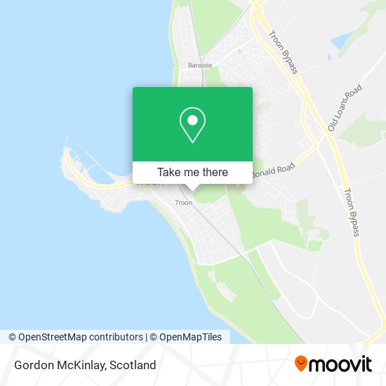 Gordon McKinlay map
