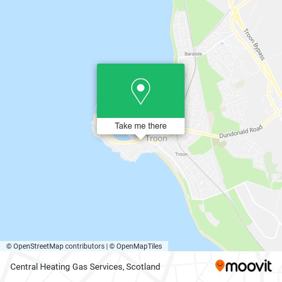 Central Heating Gas Services map