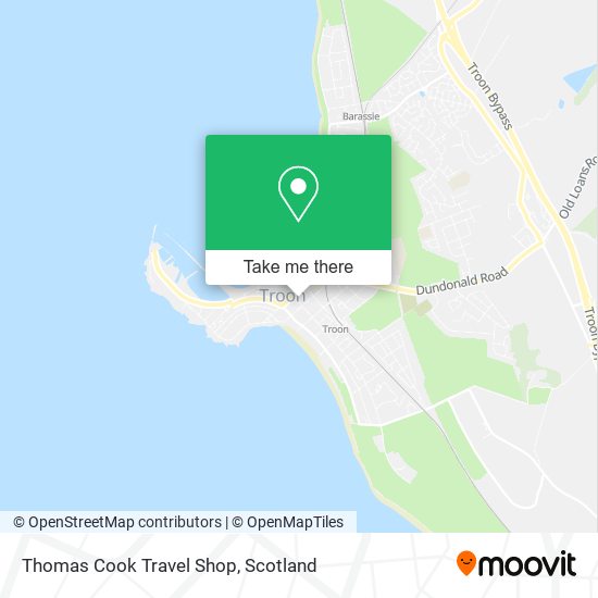 Thomas Cook Travel Shop map