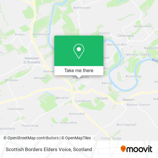 Scottish Borders Elders Voice map