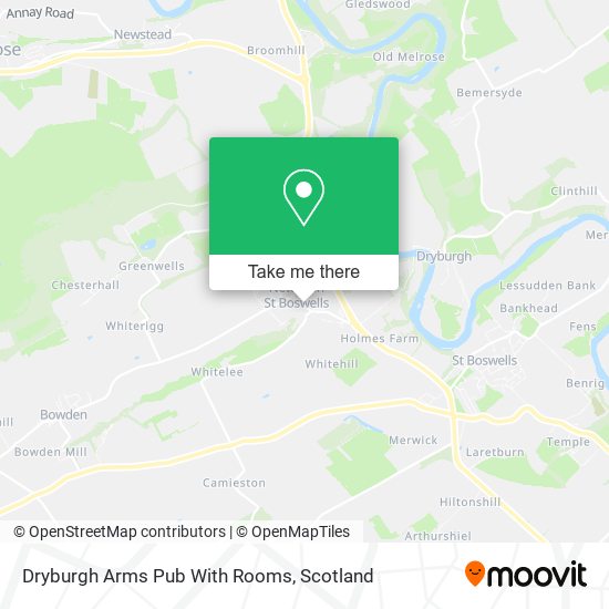 Dryburgh Arms Pub With Rooms map