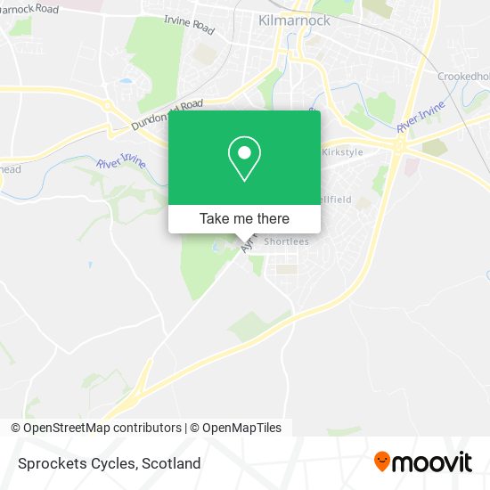 Sprockets Cycles map