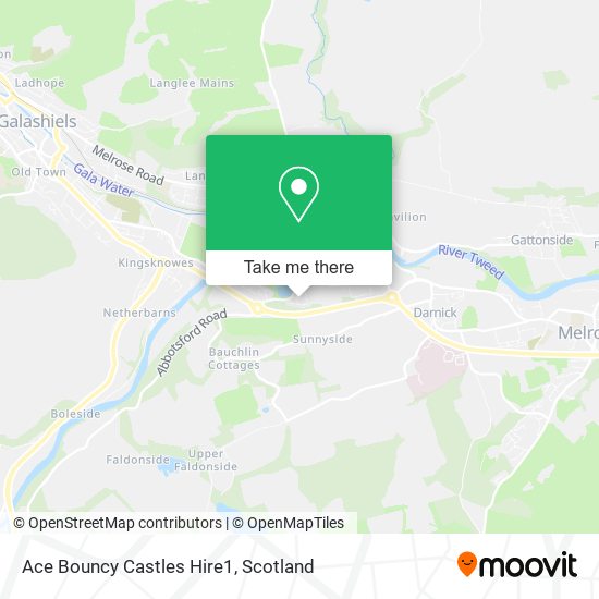 Ace Bouncy Castles Hire1 map