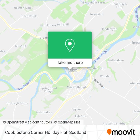 Cobblestone Corner Holiday Flat map