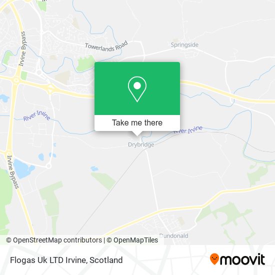 Flogas Uk LTD Irvine map