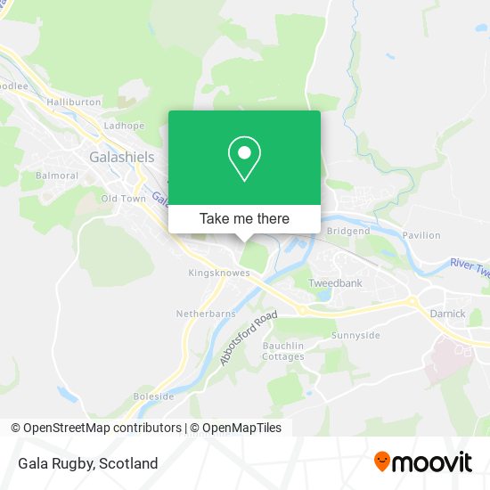 Gala Rugby map