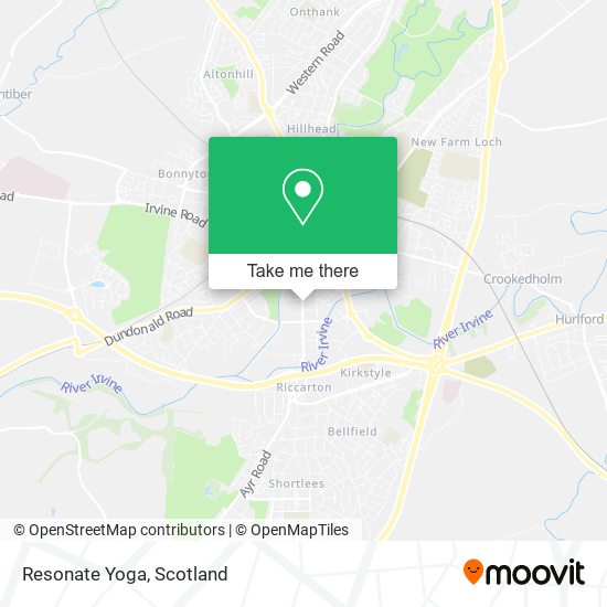 Resonate Yoga map