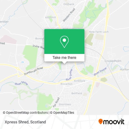 Xpress Shred map