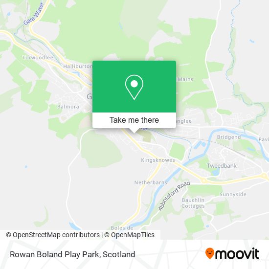 Rowan Boland Play Park map