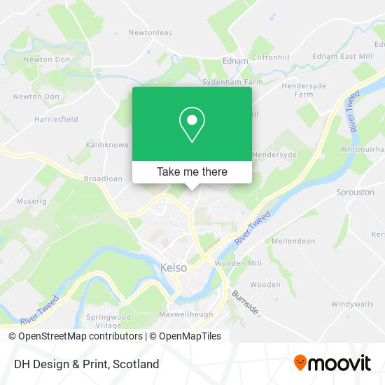 DH Design & Print map