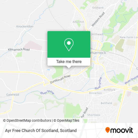 Ayr Free Church Of Scotland map