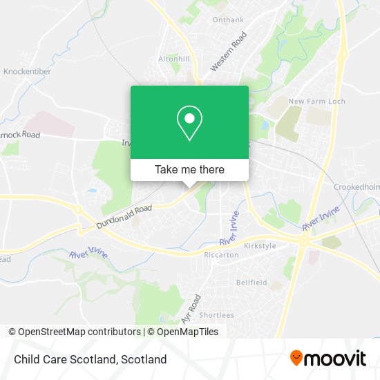 Child Care Scotland map