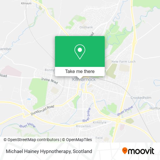 Michael Hainey Hypnotherapy map