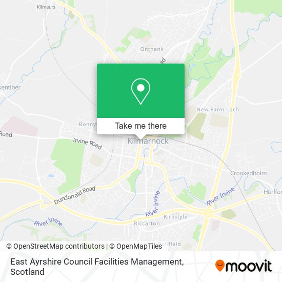 East Ayrshire Council Facilities Management map