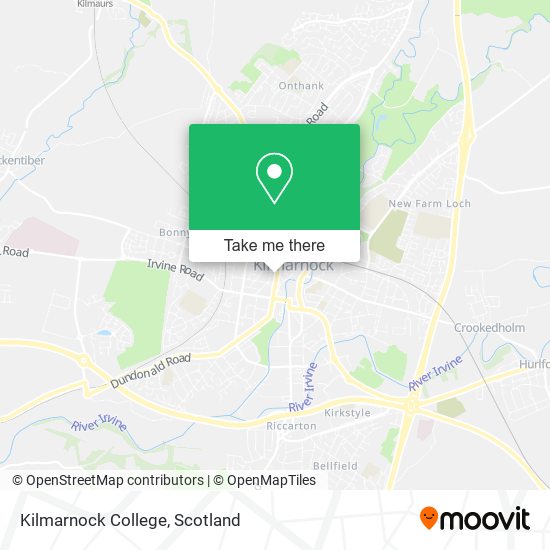 Kilmarnock College map