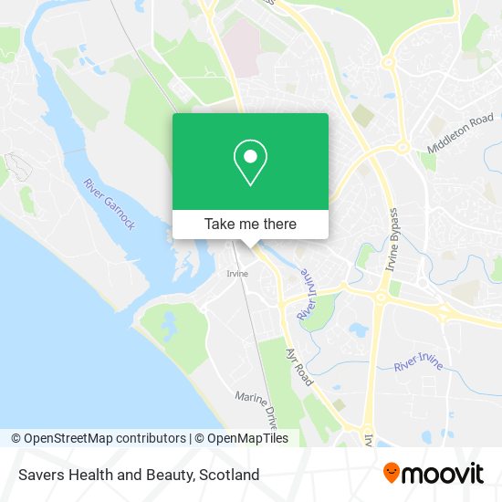 Savers Health and Beauty map