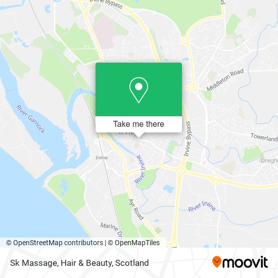 Sk Massage, Hair & Beauty map