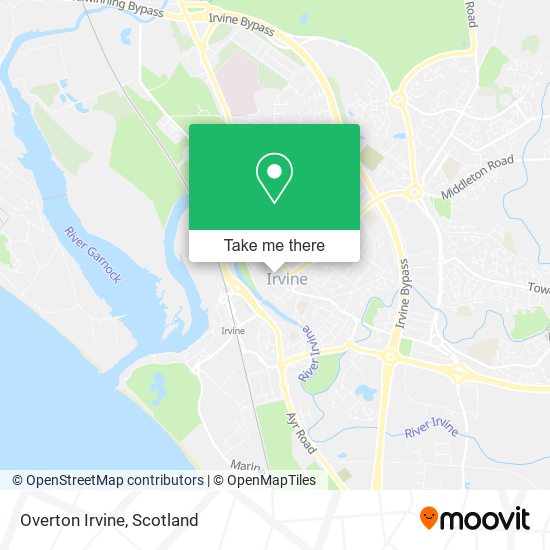 Overton Irvine map