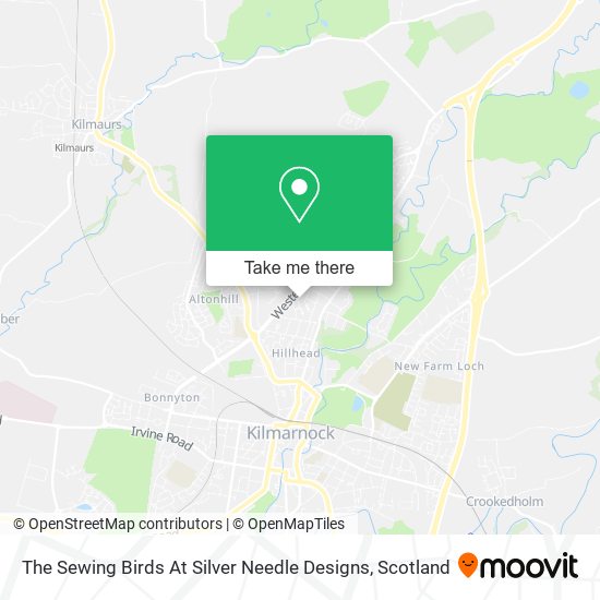 The Sewing Birds At Silver Needle Designs map