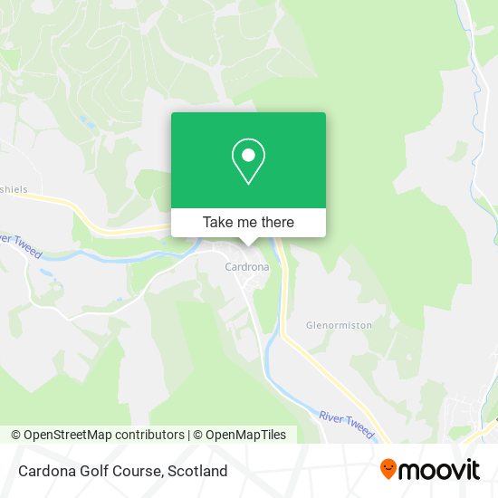 Cardona Golf Course map
