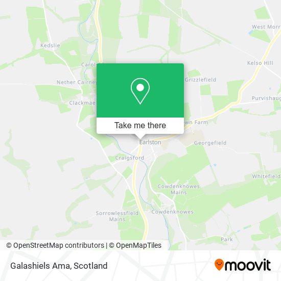 Galashiels Ama map