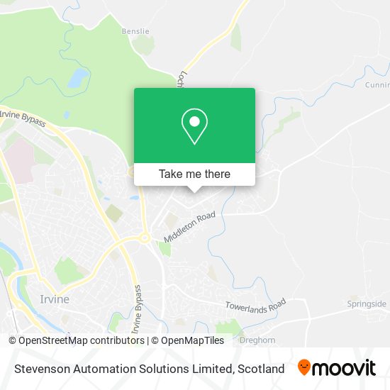 Stevenson Automation Solutions Limited map