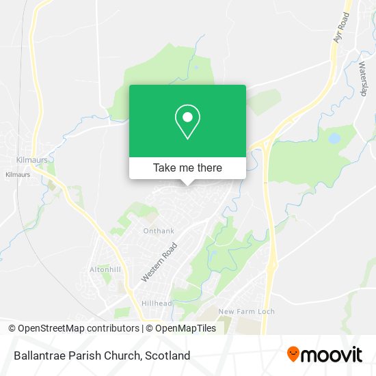 Ballantrae Parish Church map