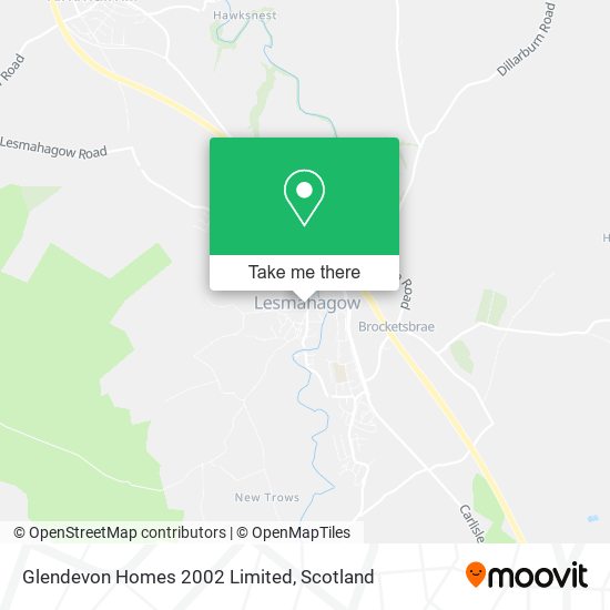 Glendevon Homes 2002 Limited map