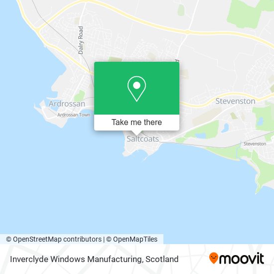 Inverclyde Windows Manufacturing map