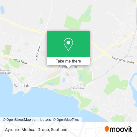 Ayrshire Medical Group map