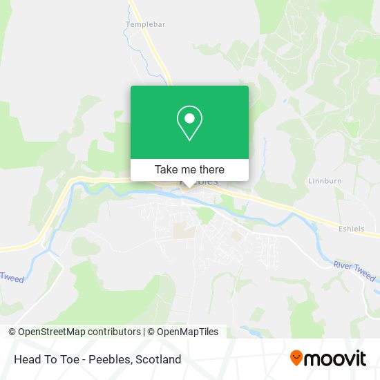 Head To Toe - Peebles map