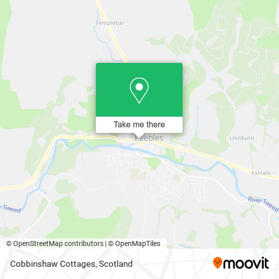 Cobbinshaw Cottages map