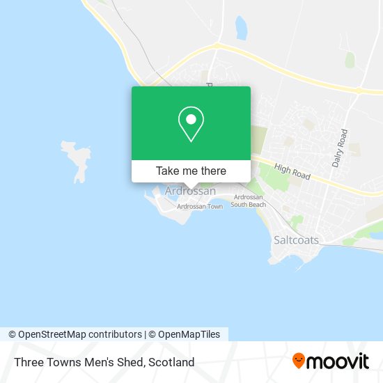 Three Towns Men's Shed map