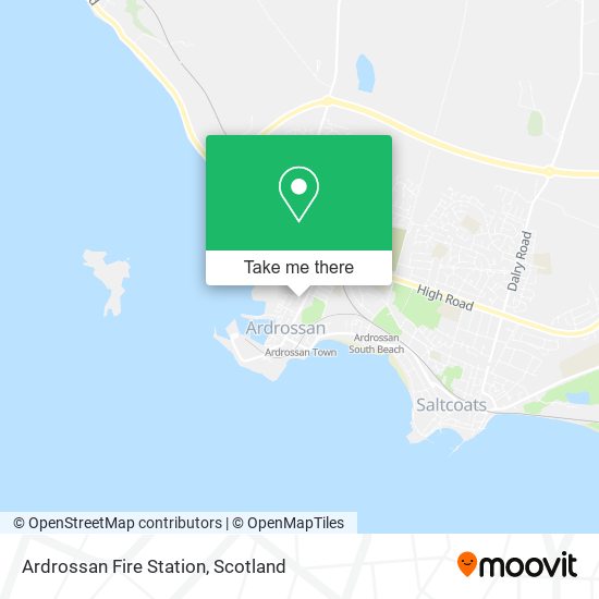 Ardrossan Fire Station map