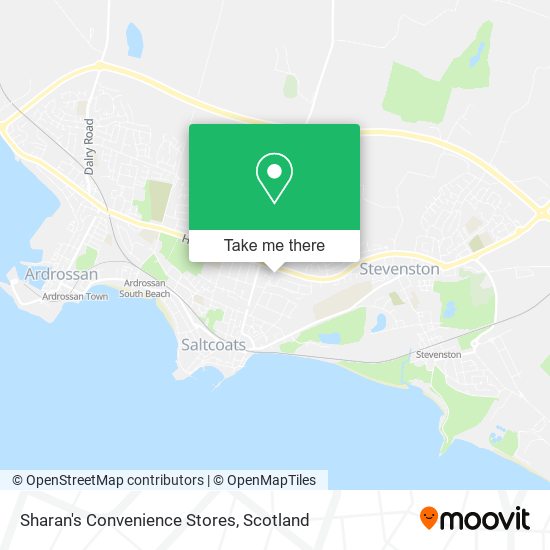 Sharan's Convenience Stores map