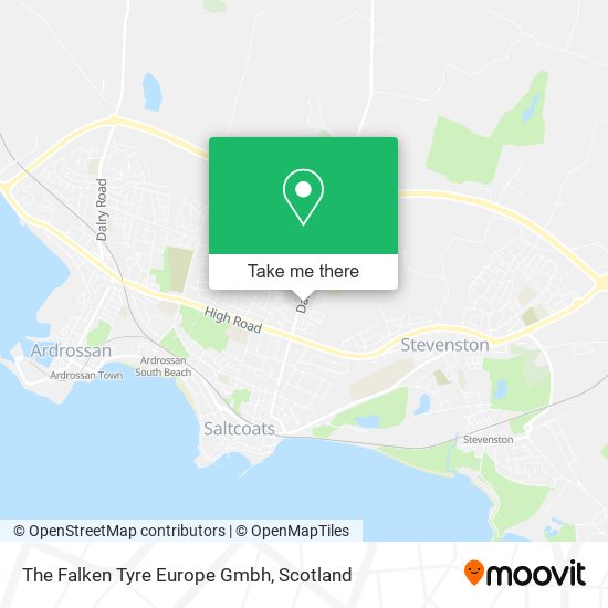 The Falken Tyre Europe Gmbh map