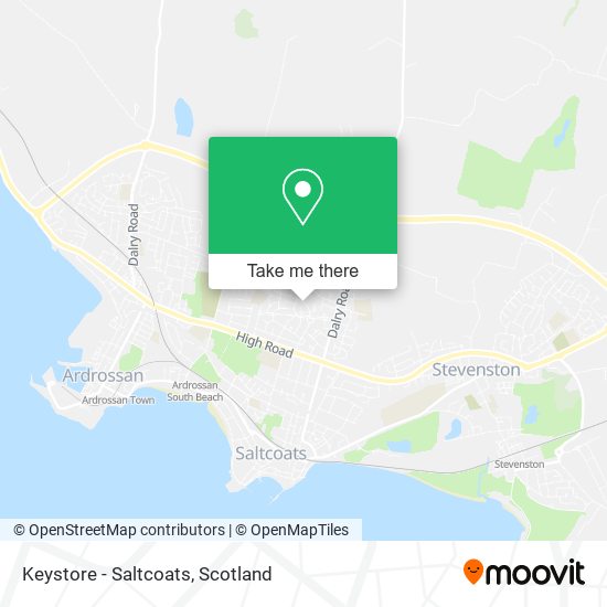 Keystore - Saltcoats map