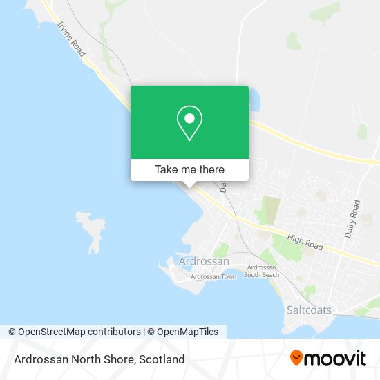 Ardrossan North Shore map