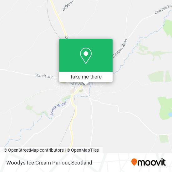 Woodys Ice Cream Parlour map