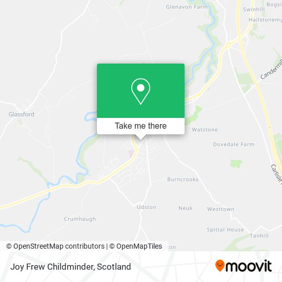 Joy Frew Childminder map