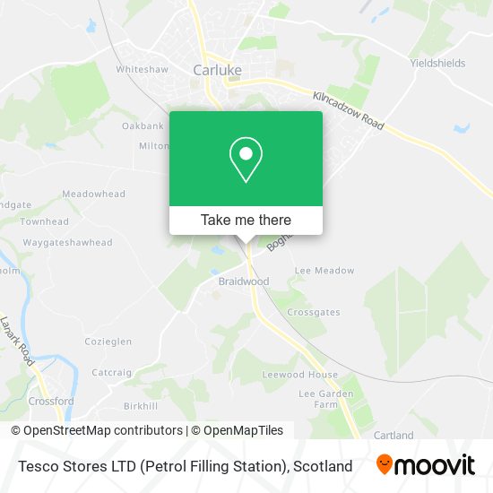 Tesco Stores LTD (Petrol Filling Station) map
