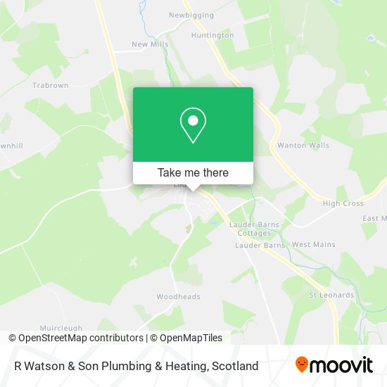 R Watson & Son Plumbing & Heating map