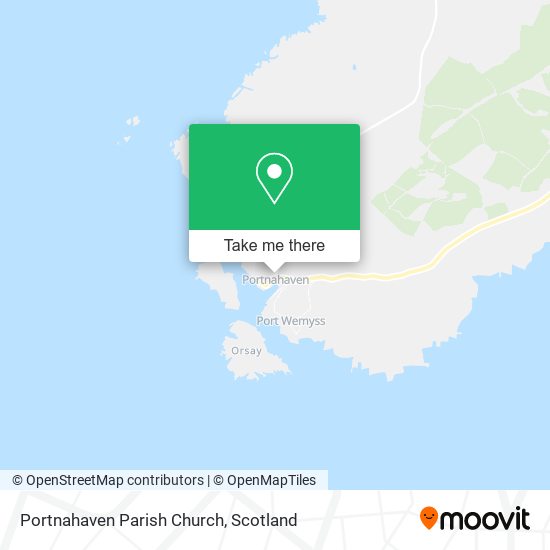 Portnahaven Parish Church map