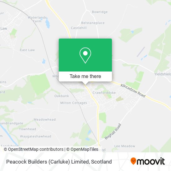 Peacock Builders (Carluke) Limited map