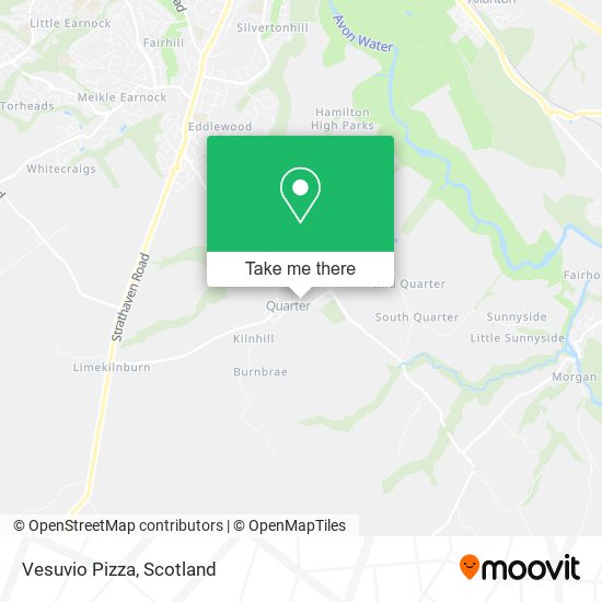 Vesuvio Pizza map