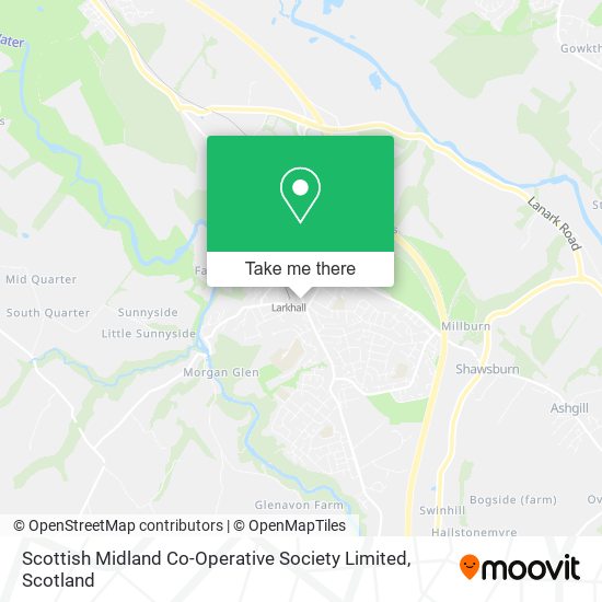 Scottish Midland Co-Operative Society Limited map