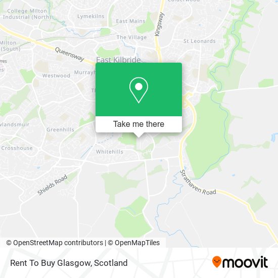 Rent To Buy Glasgow map