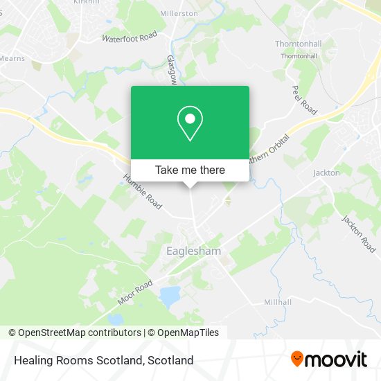 Healing Rooms Scotland map