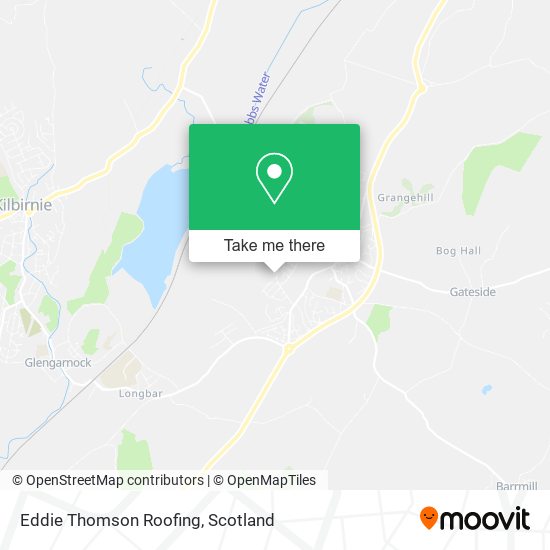 Eddie Thomson Roofing map
